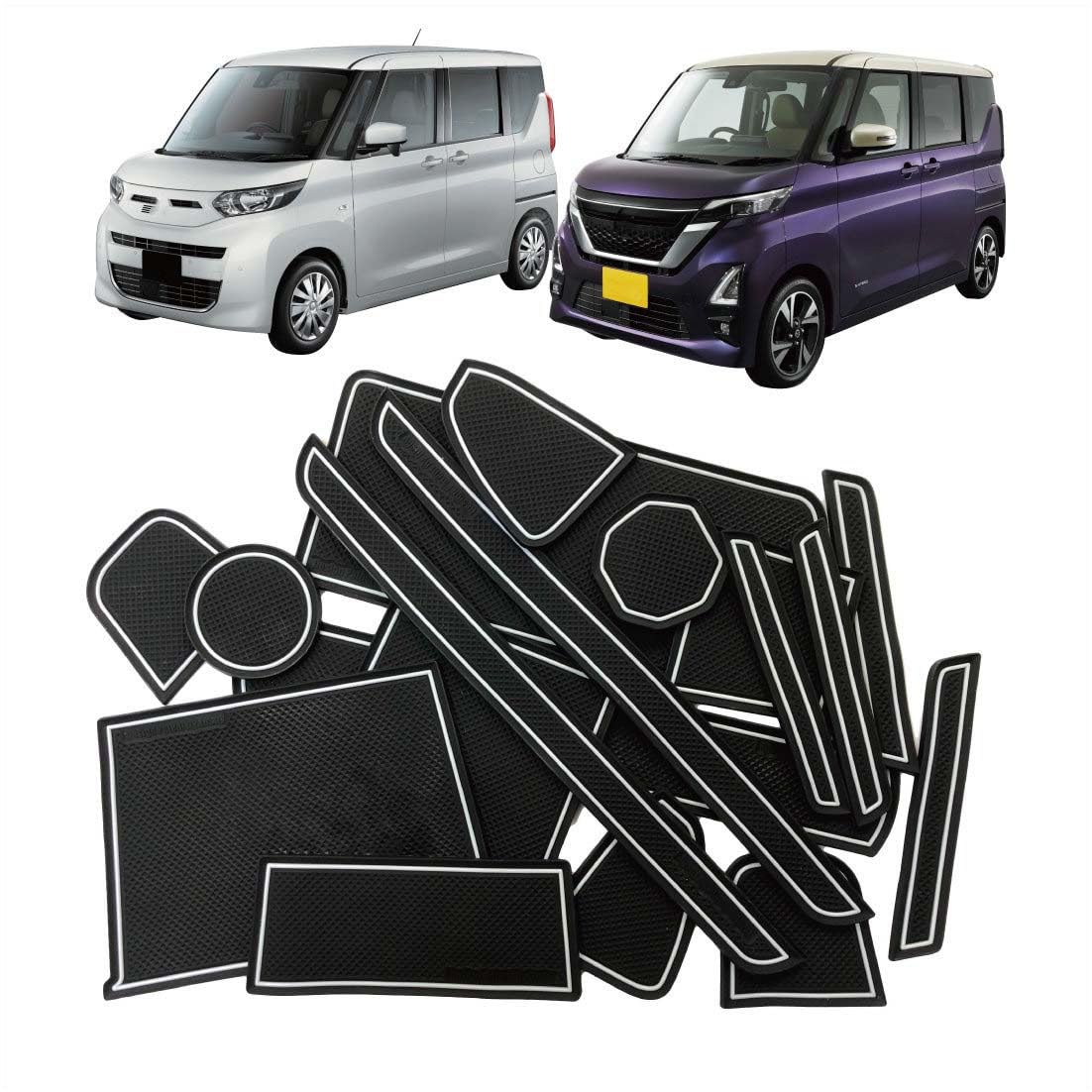 Amazon | 日産 ルークス (ROOX) 専用 インテリアラバーマット