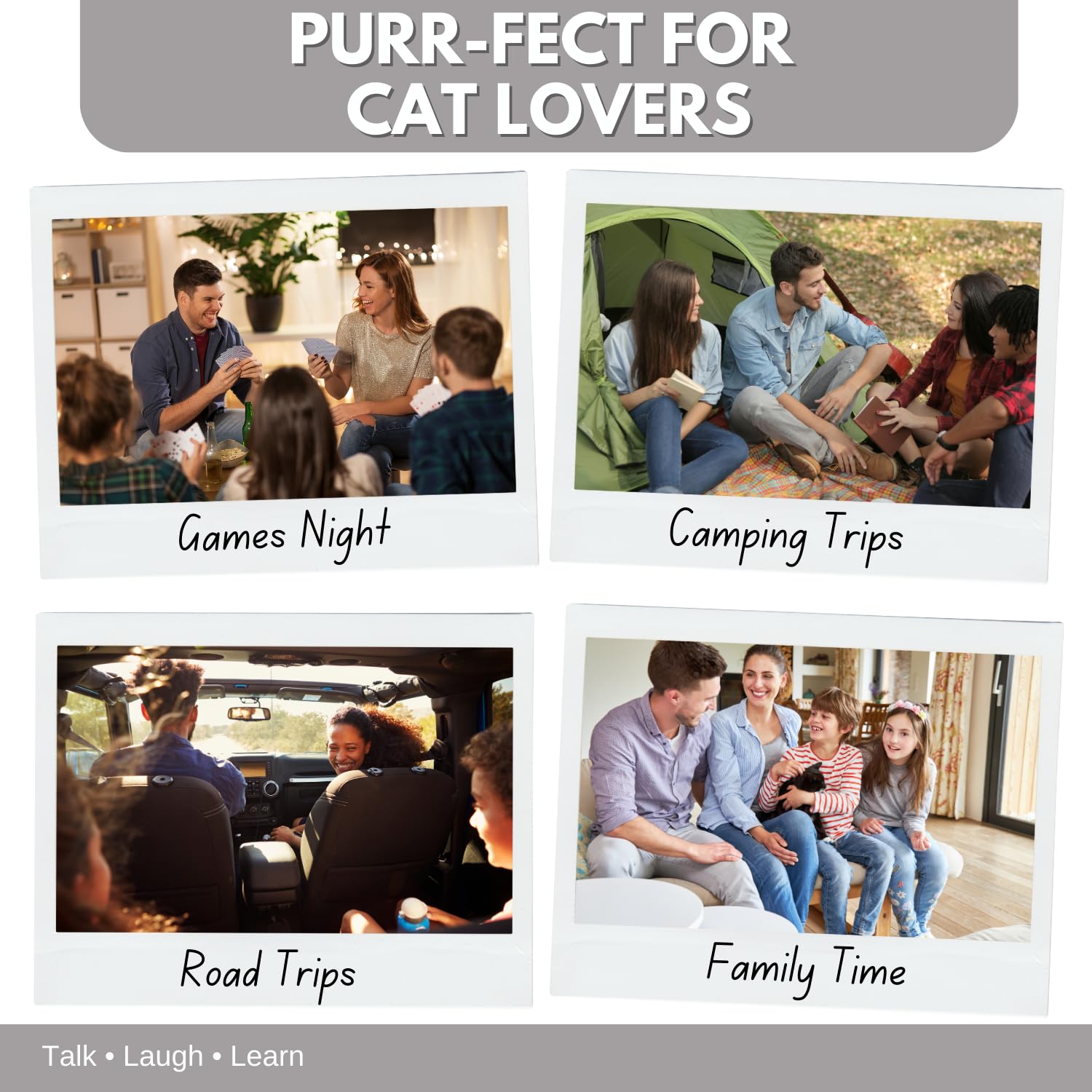 ? WORD TEASERS - Cat Trivia Game for All Ages - Funny Cat Facts - 150 Cards - Image 5