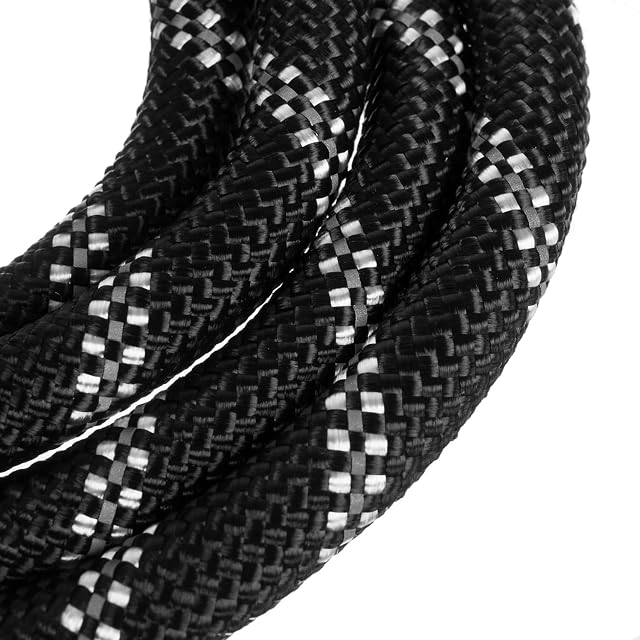 Foto 7 de 7 de Correa para Perros Grandes Reflectante,Dispensador de Bolsas, Mango Acolchado,5m,Color Negro