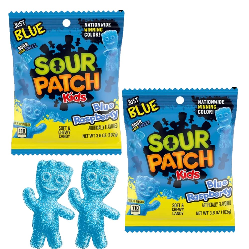 Sour Kids Blue Raspberry 102g x 02 Bags
