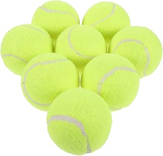 Ipetboom 8pcs Training Tennis Balls for Dogs Rubber Tennis Balls Puppy Teething Ball High Bounce Dog Ball Dog Toys Bulk Pet Toys for Dogs Small Kid Toys Rubber Balls Toy Ball Child Elastic