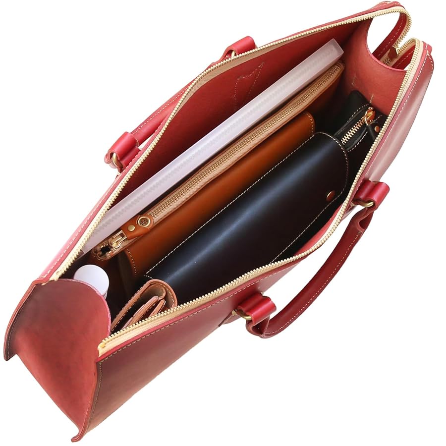 最高級　定価１０万　PORCO ROSSO 栃木レザー ビジネスバッグ porco-rosso_pr-bu-5-a4e