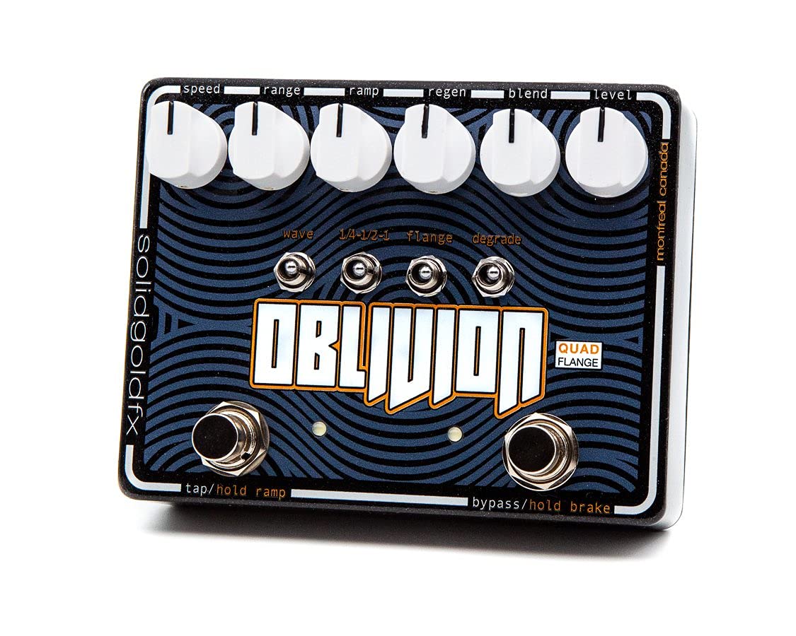 Amazon | SolidGoldFX Oblivion クアッドフランジャーペダル | ギター