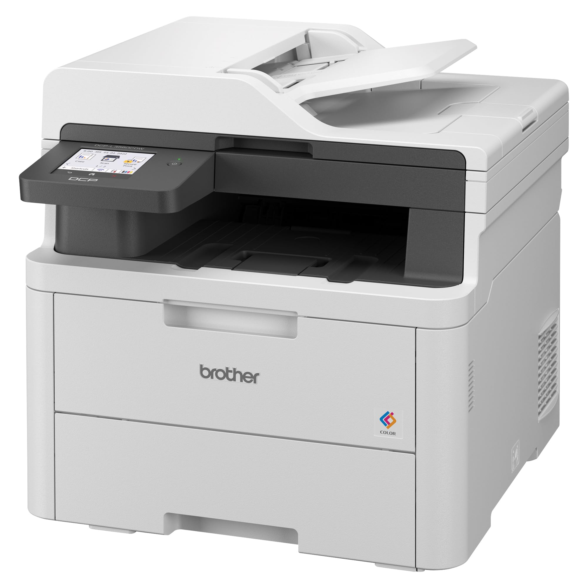 Brother DCPL3560CDW Multifunzione LED a Colori 26 ppm Stampa Fronte/Retro Display Touch 8,8cm USB LAN Wi-Fi Cassetto 250 fogli Toner inclusi 1000 pag