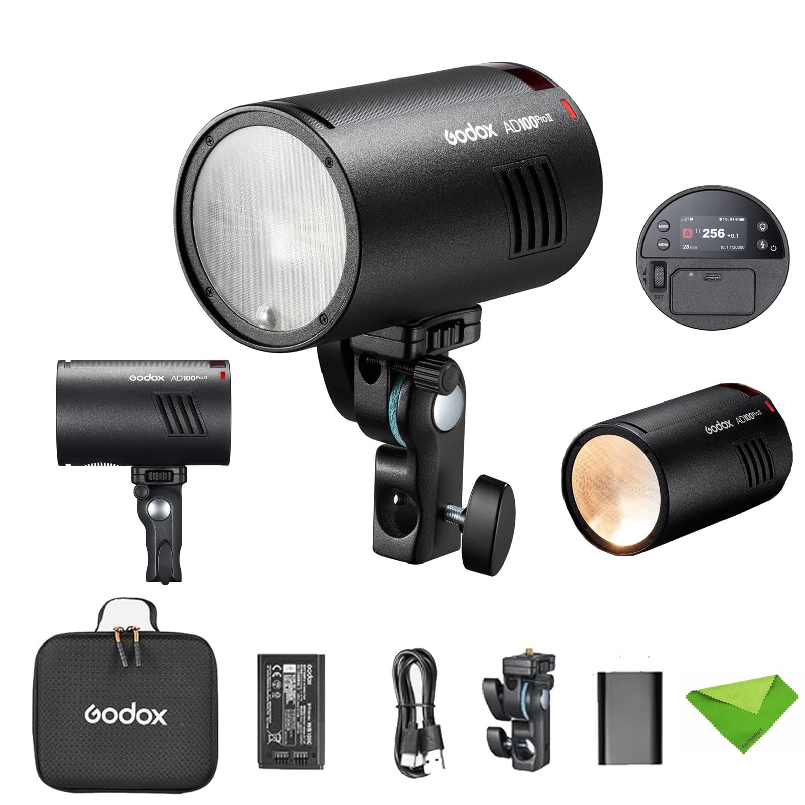 Amazon.com : Godox AD100 Pro II AD100Pro II 100Ws Flash, 490 Full