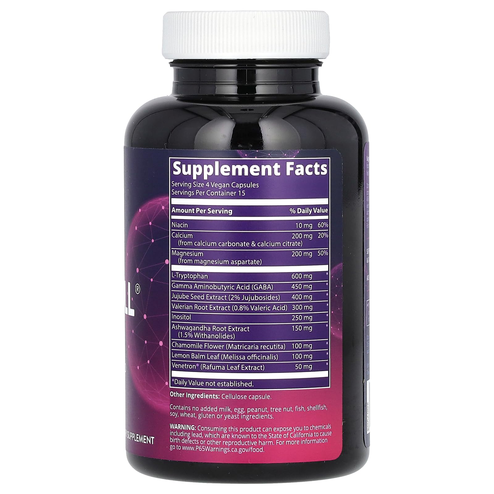 MRM Relax-All Dietary Supplement - with GABA, Vegan - 15 Servings — Amazon image 2