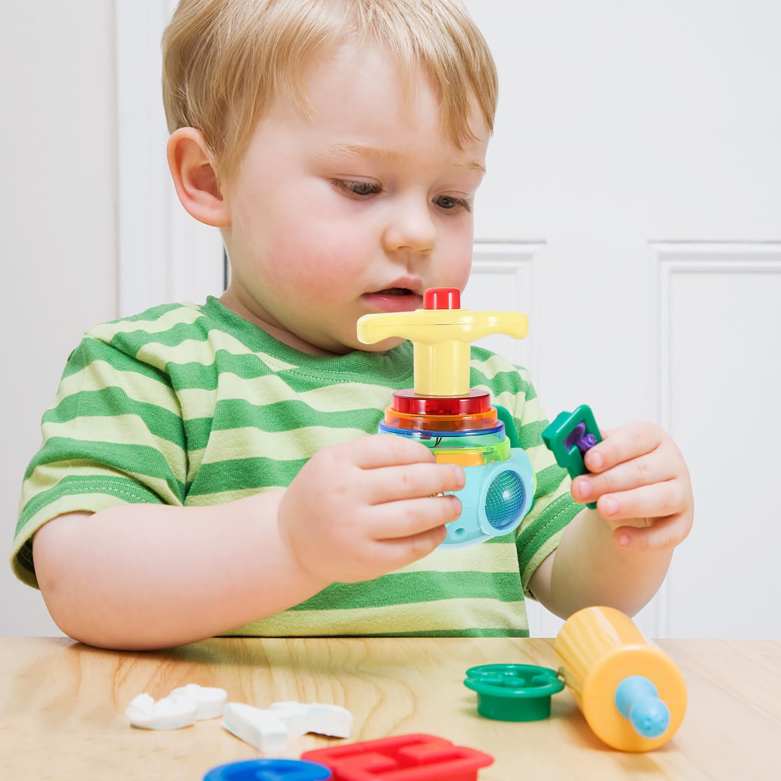 3Er-Pack Led Musik Kreisel Spielzeug Mit Blinklicht Und Ton Bunter Gyroskop Partyspaß Für Kinder Fördert Feinmotorik Und Kreativität Ideale Mitgebsel Für Kindergeburtstag Und Fest