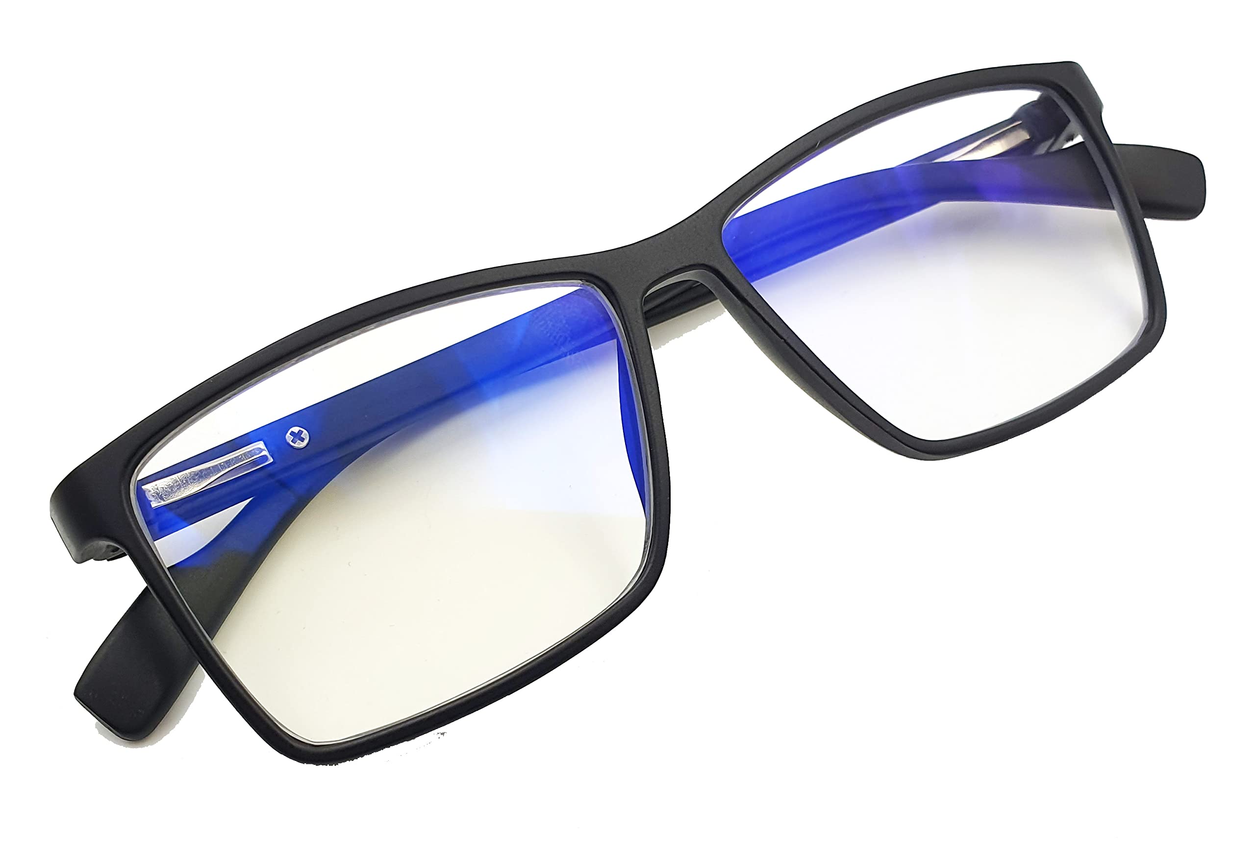 ANEMONEBlue Cut Computer Glasses for Eye Protection with Anti Glare for Men and Women Square Black Free Size
