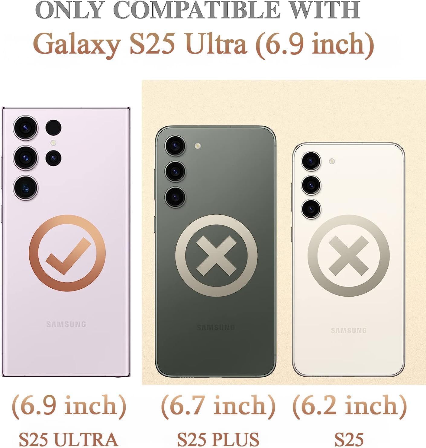 DEERLAMN Case for Samsung Galaxy S25 Ultra with Slide Camera Cover+Screen Protector, Rotated Ring Kickstand Military Grade Drop Protection Shockproof Protective Cover-Black - Image 2