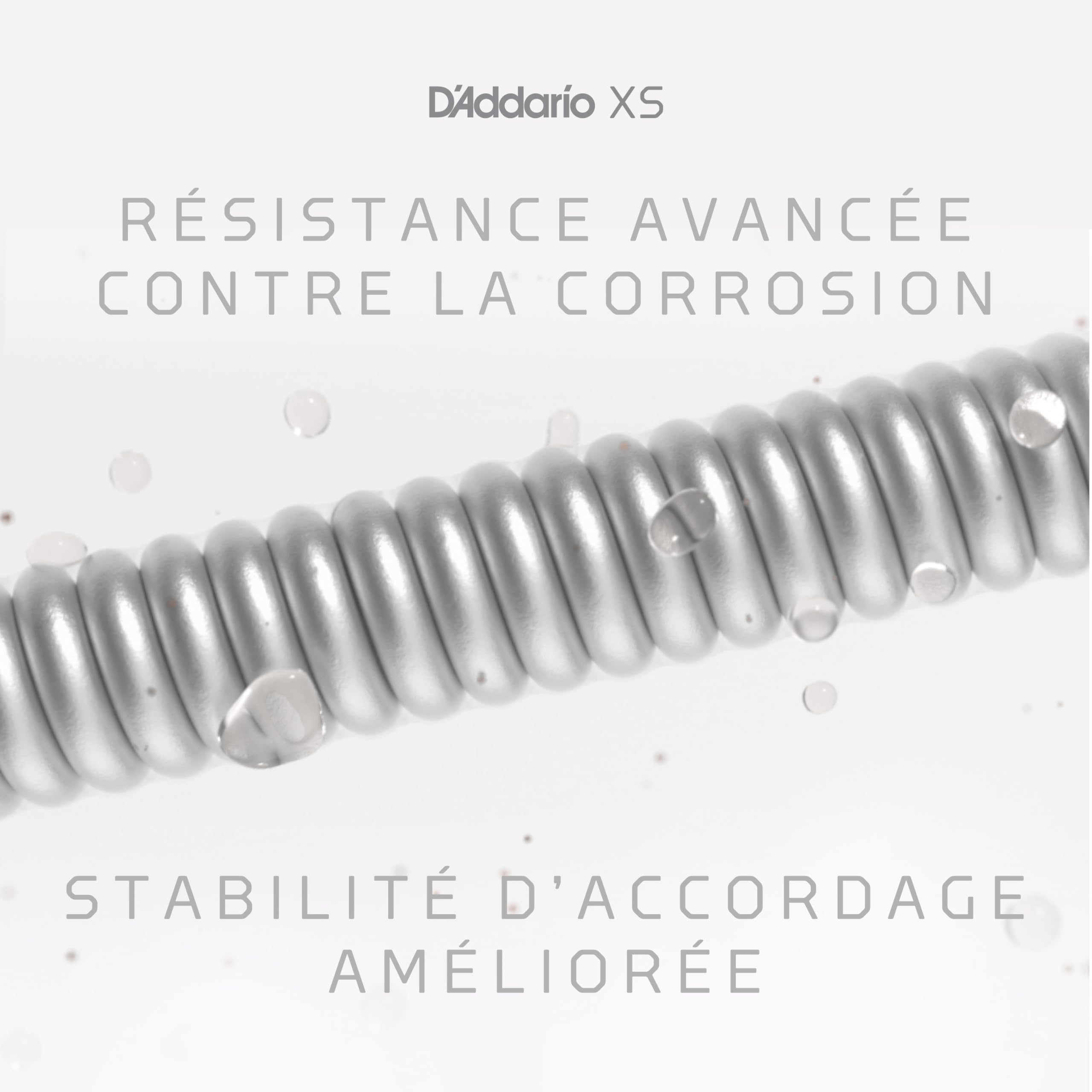 D'Addario XS Cordes de guitare acoustique, Phosphore Bronze, Léger, 12-53