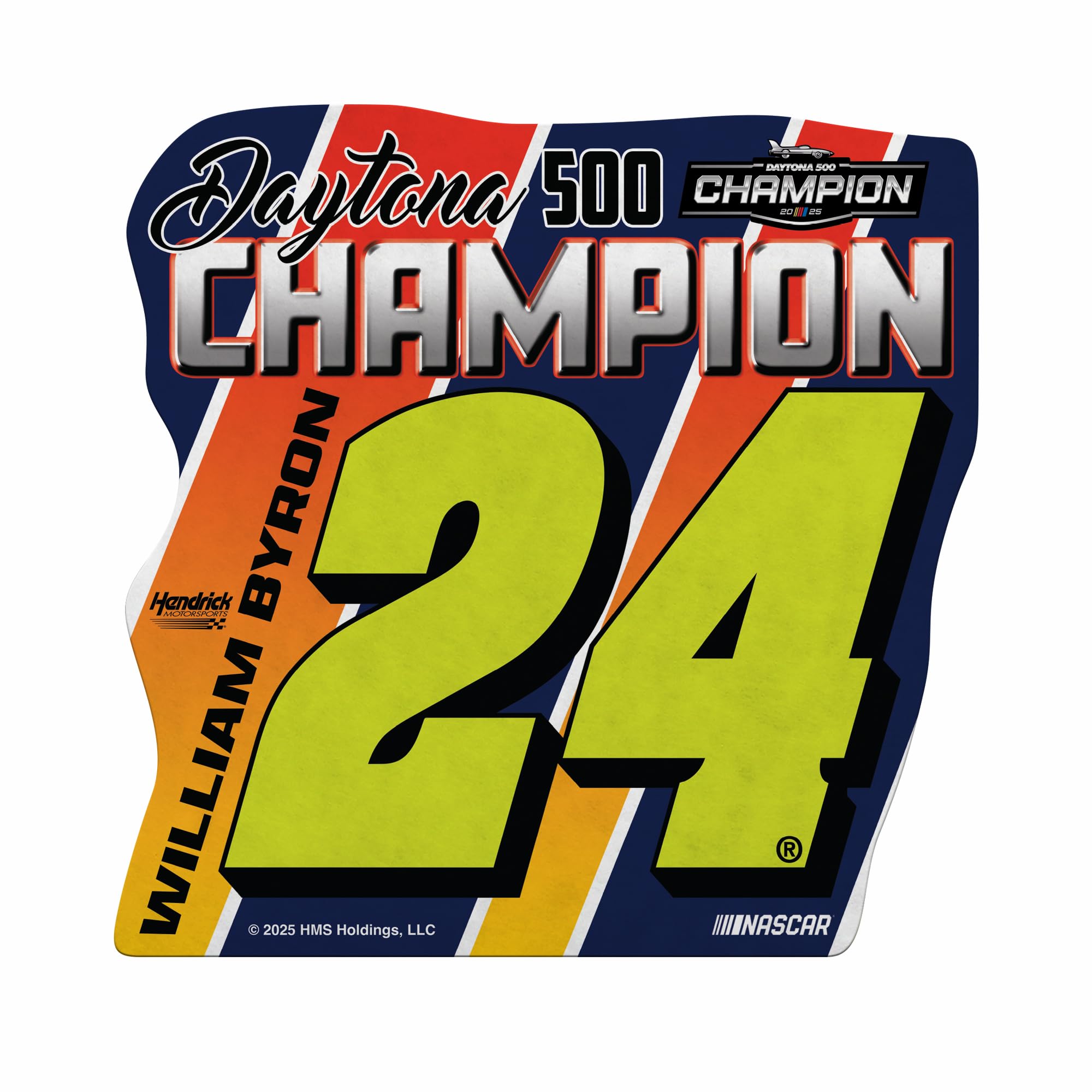 Fanion Daytona 500 NASCAR feutre souple déco murale facile sans plis