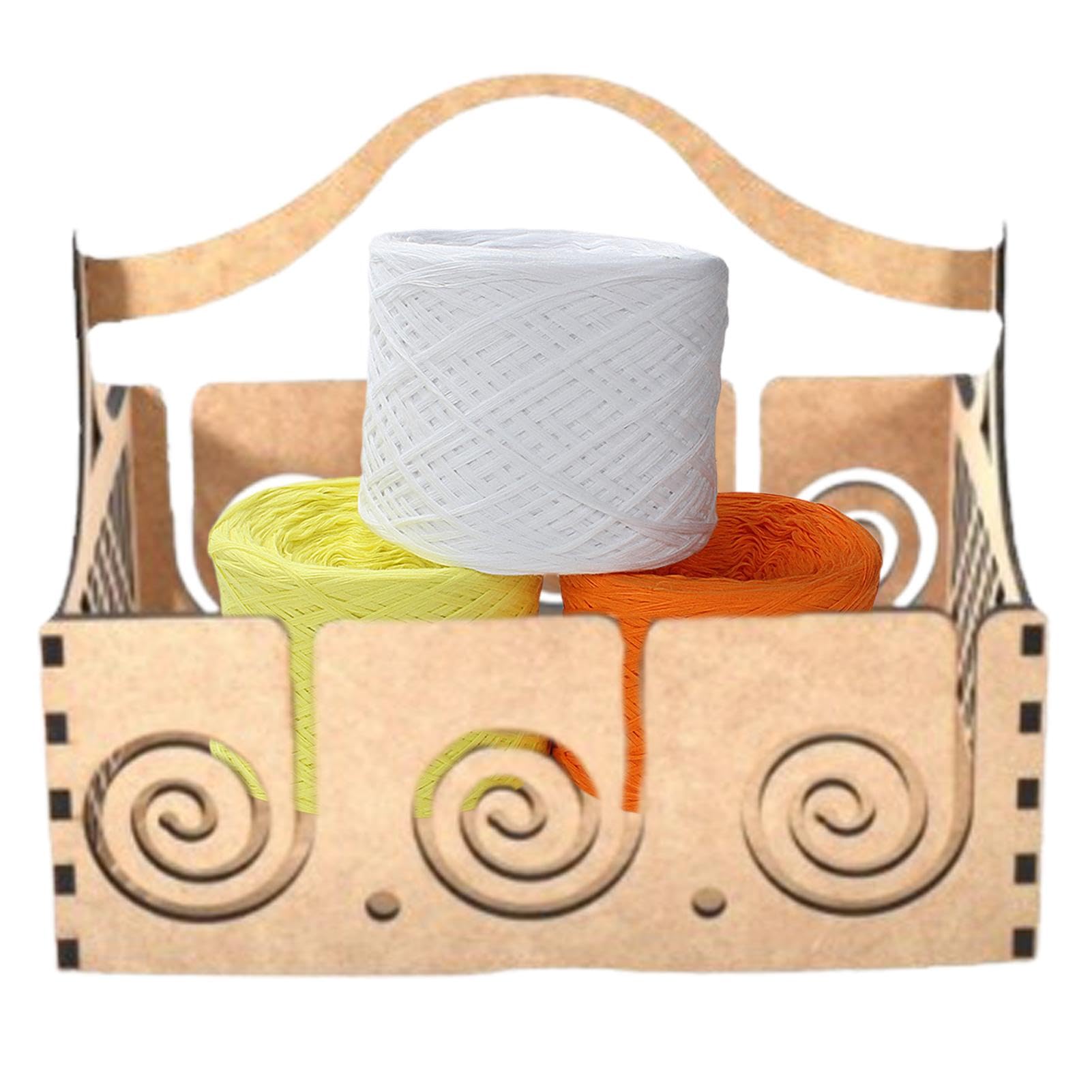 Bol de rangement fait à la main en bois pour vos soirées tricot