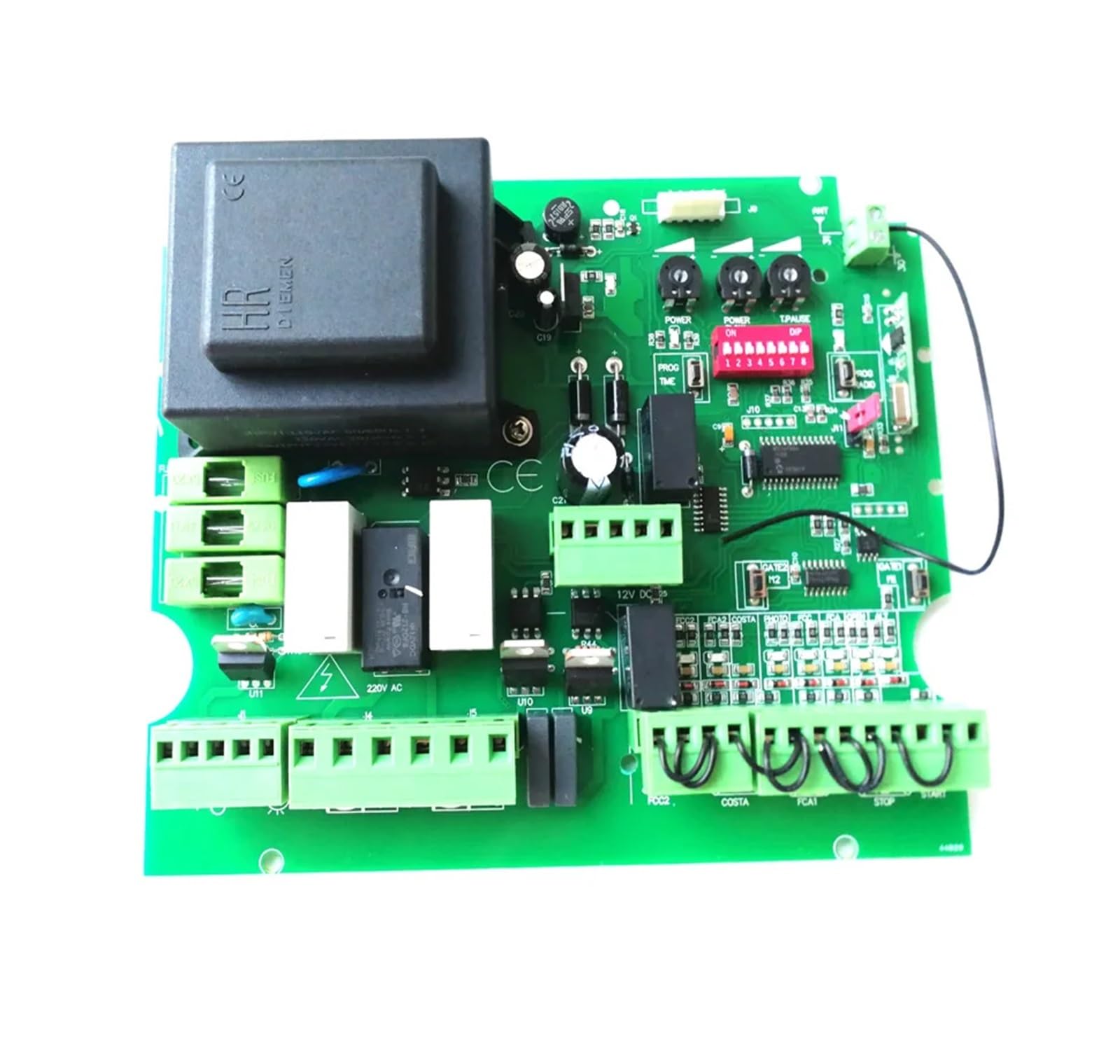 Abrepuertas Automático, Placa de Control de abridor de puerta oscilante, sin caja, placa de tarjeta for actualización, modelo Universal, placa de circuito de CA 220V, placa de Control de repuesto(Kit