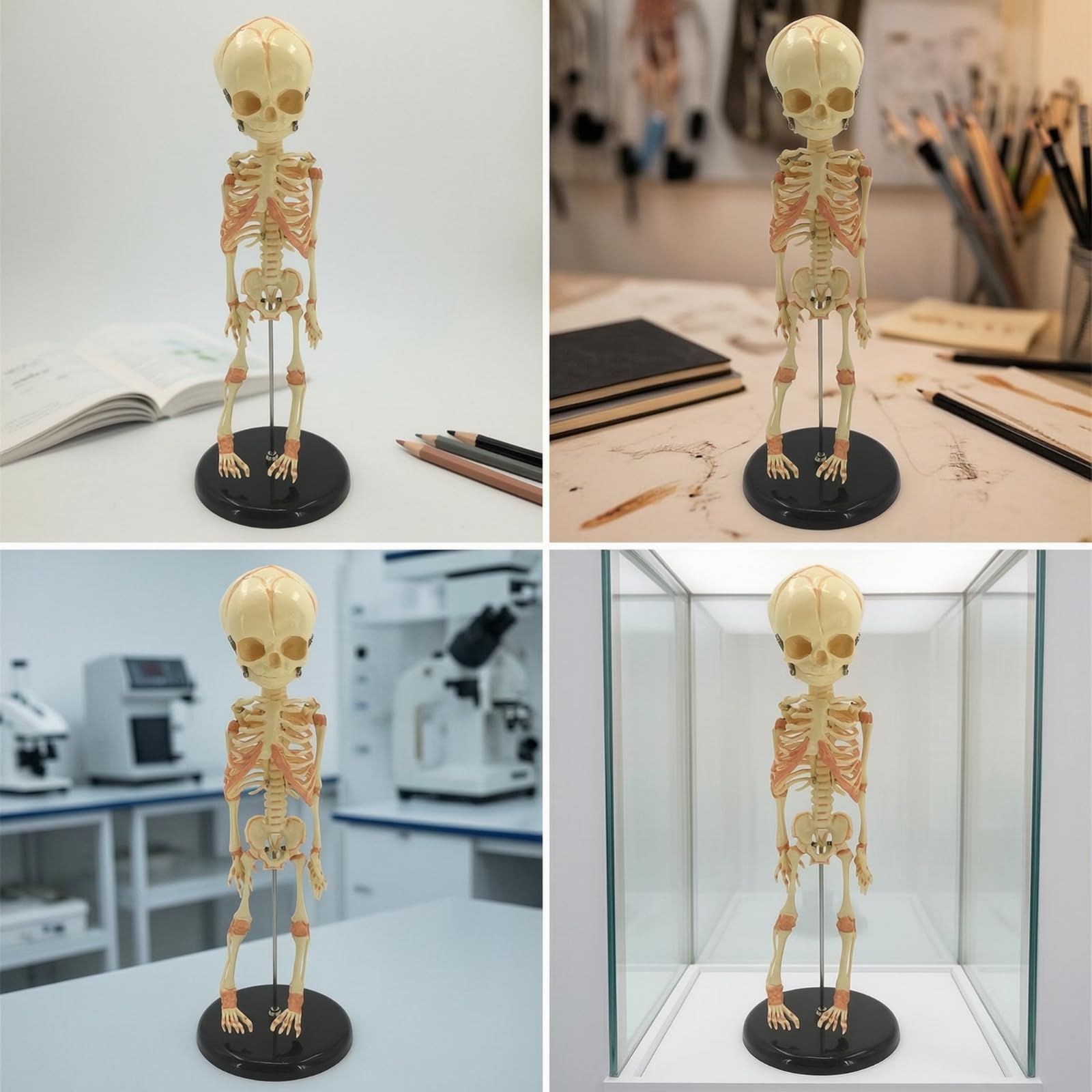 Colcolo Modelo Esqueleto Infantil Esqueleto Esqueleto Humano Maqueta Anatómica Ayuda Referencia Exacta del Armazón Corporal Infantil Adecuado para Enseñanza