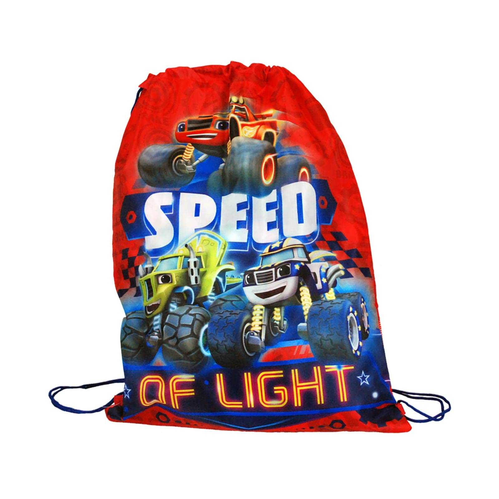simpa Junior Drawstring Character Gym Trainer Shoe Bag - Blaze & The Monster Machines