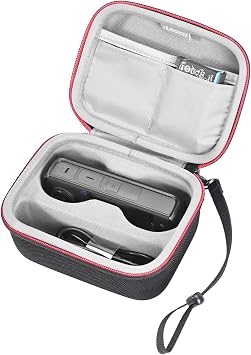 RLSOCO Protective Case for Insta360 X5 Hard Case for Insta360 X5 / X4 Air / X3 / X4 / ONE X2 Waterproof 360 Action Camera Case Only