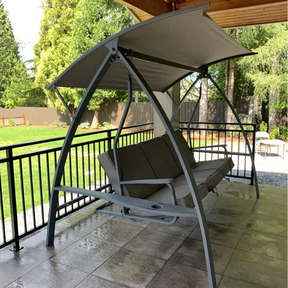 Buy Asifom 3 Person Patio Swinging Bench Chair 3Seat Daybed Porch