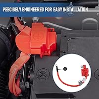 Vista 6 de Terminal positivo de la batería del cable de soplado de cable de plomo más poste reemplazo para BMW E90 E91 E92 E82 E84 E88 128i 135i 325i 325xi