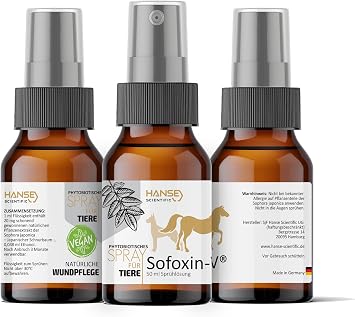 V Extra - Animal Wound Care Spray Vegan - Simple Professional Uncomplicated - Contains Vegetable Polymers - Instant Aid for Skin Injuries - 50ml