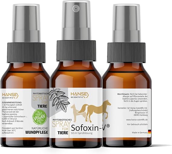 V Extra - Animal Wound Care Spray Vegan - Simple Professional Uncomplicated - Contains Vegetable Polymers - Instant Aid for Skin Injuries - 50ml