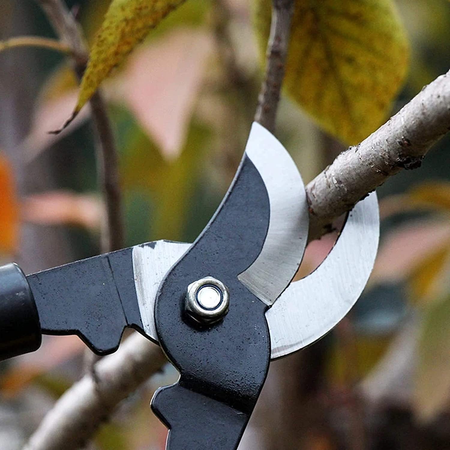 Gartenschere Anti-Rutsch-Astgarten-Astschere Edelstahl-Schneidwerkzeug-Set Haushalt Garten Bonsai-Werkzeuge Clippers für den Garten Tragbar/Blau / 32c (Blau 32cm)