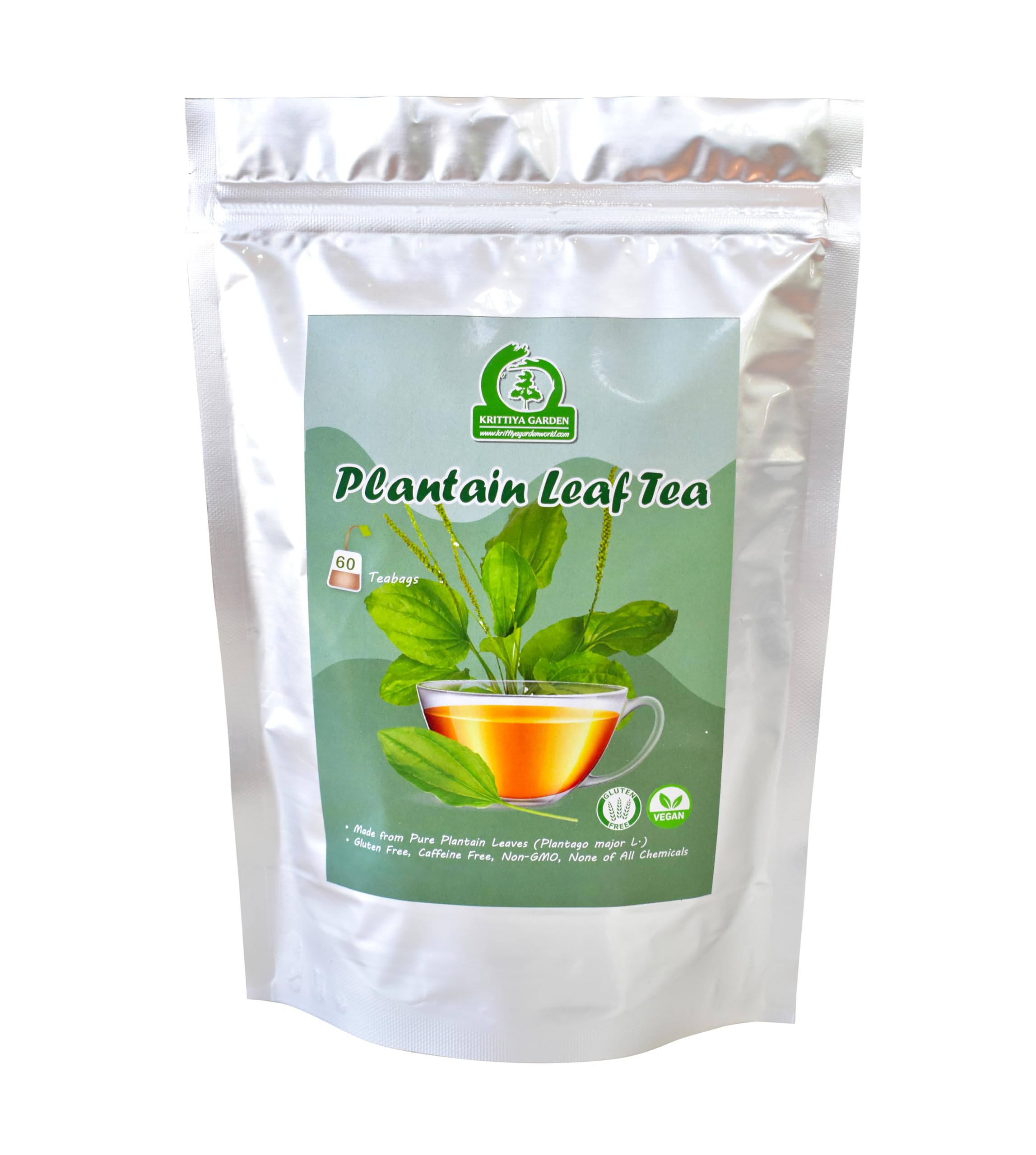 Plantain Leaf Tea 1.5g X 60 Tea Bags (3.17oz)