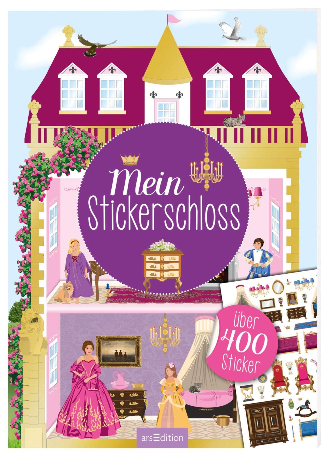 Mein Stickerschloss: Über 400 Sticker | Stickerheft für Kinder ab 4 Jahren (Mein Stickerbuch)