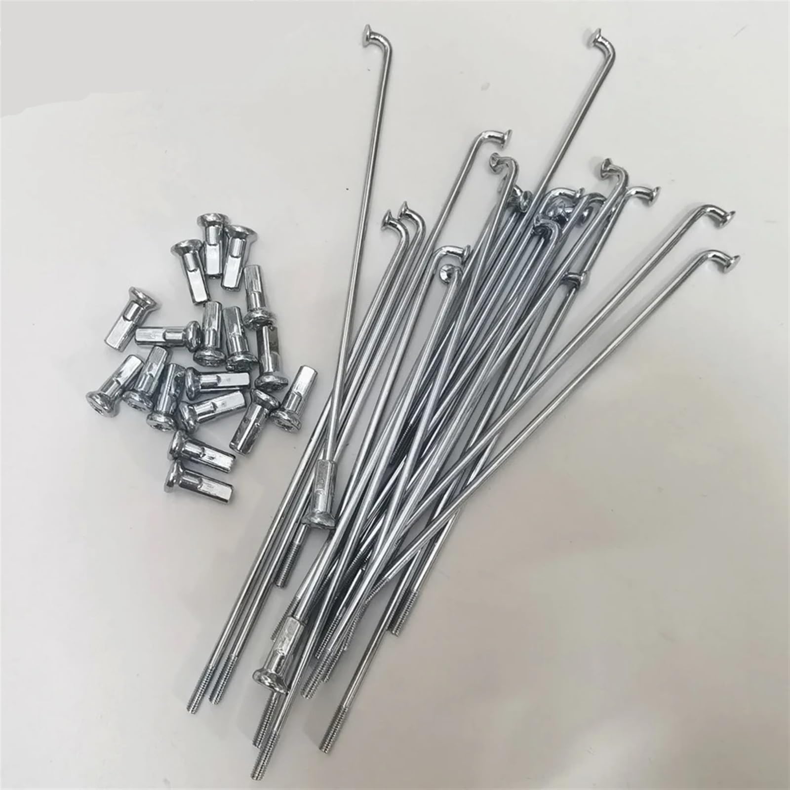 36 sztuk/partia rowery elektryczne szprychy motocyklowe 10G średnica 3,18 mm długość 55-305 mm szprychy + sutki części szprychy rowerowe