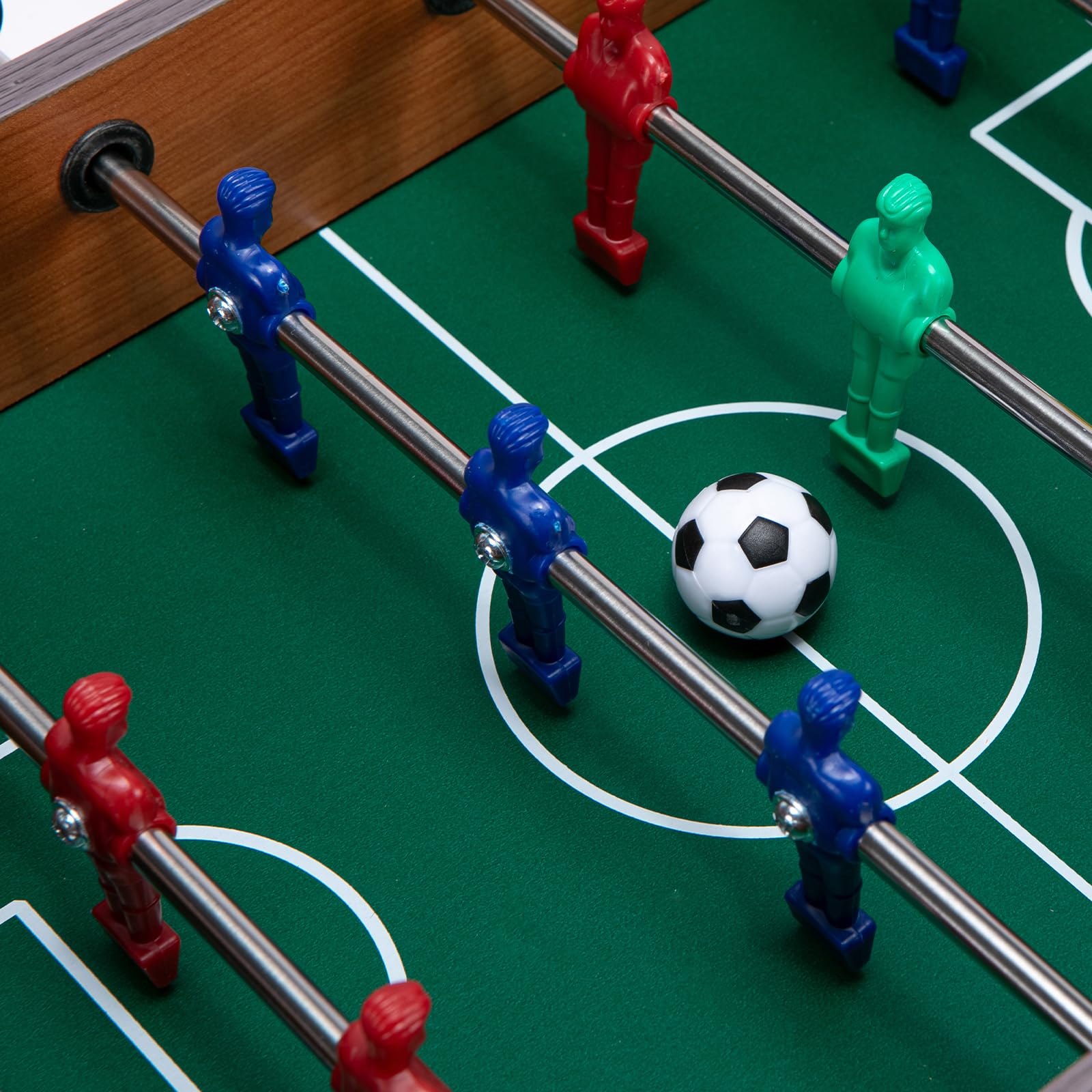 Mini baby-foot pour nuit en famille, cadeau créatif pour les amateurs de football, jeu de table en bois pour les voyages, les fêtes