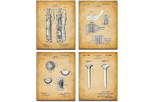 Golf Picture Patent Prints - Decorate Your Space with Golfing History