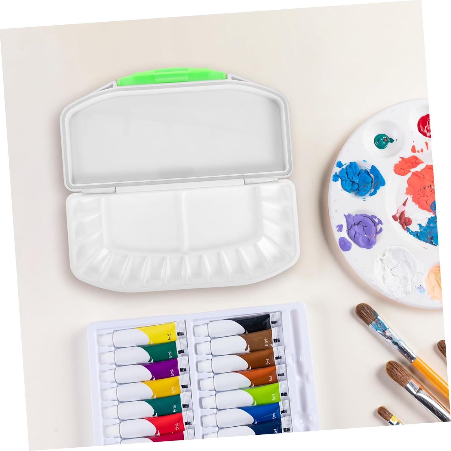 Professional Watercolor Palette Colors Paint Box Tray Artist Drawing Tools