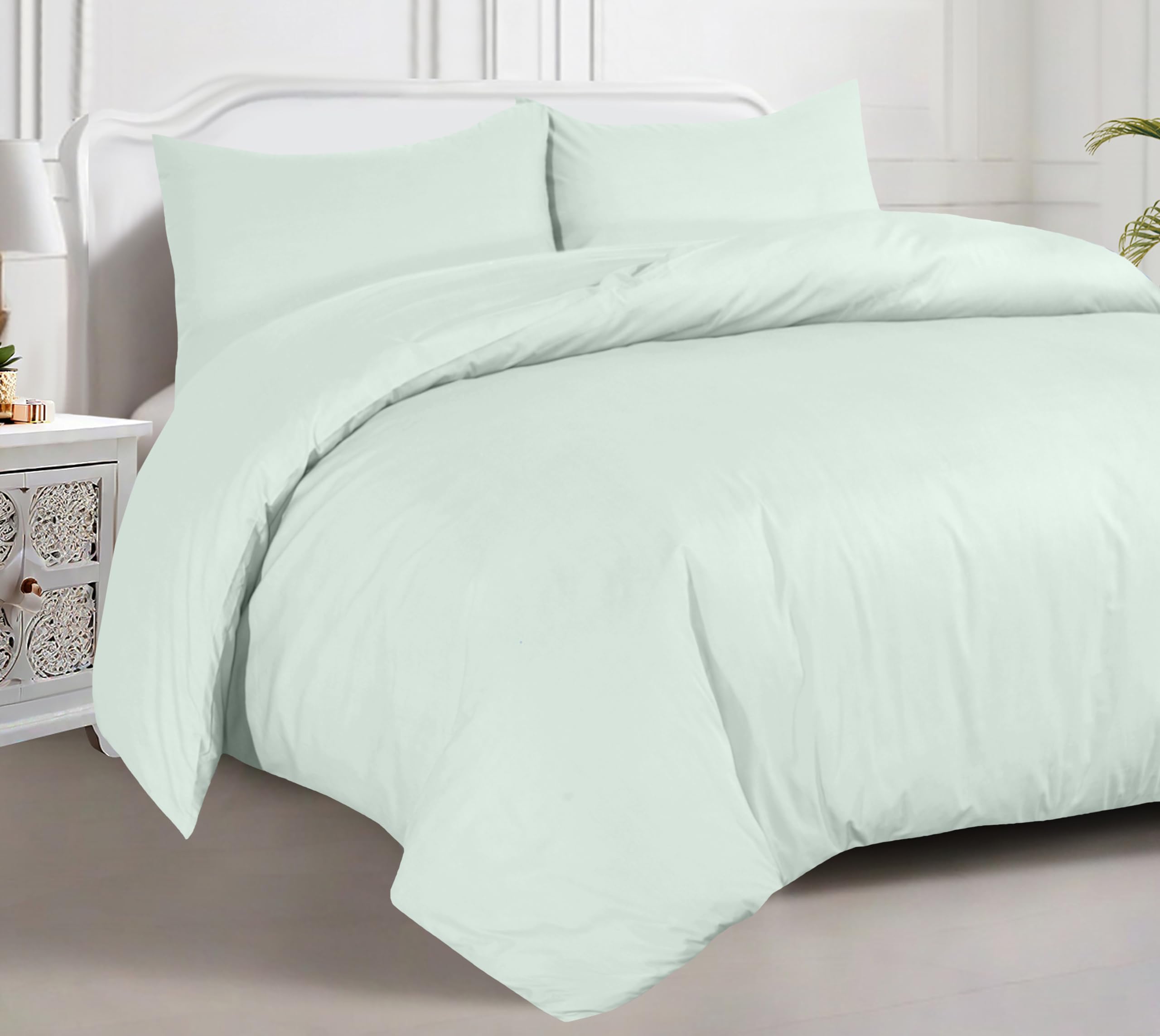 Crescent Textile 200TC Duvet Cover Bedding Set Single, Double, King - Image 2