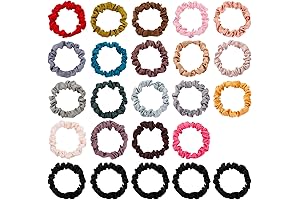 Kids' Silk Satin Scrunchy Hair Ties Set