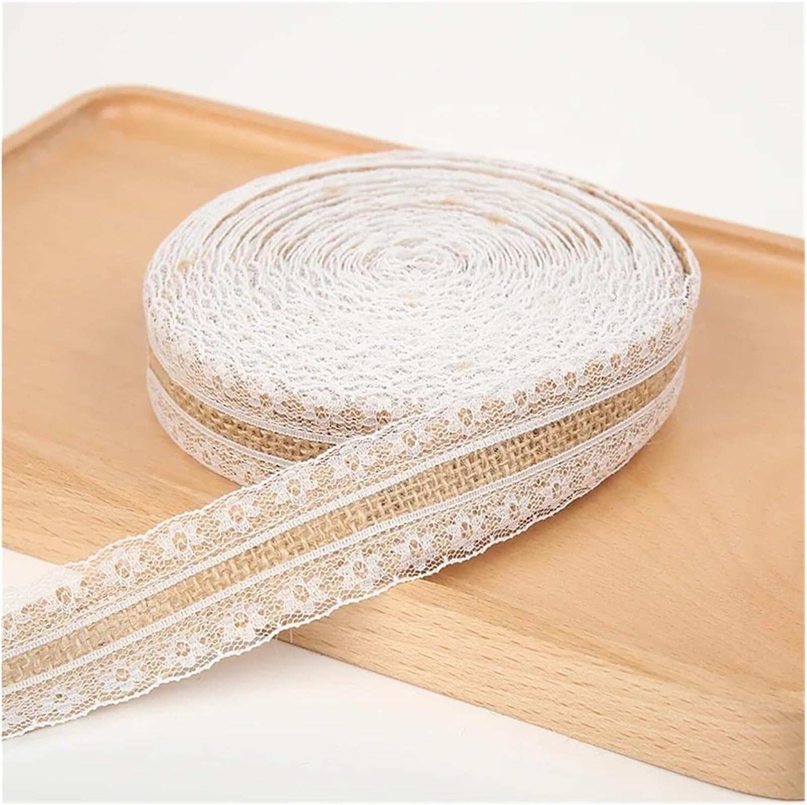 Jute Burlap Ribbon, Jute Burlap Ribbon Lace Multicolor 2m, 5m For Wedding Party DIY Wrapping Crafts