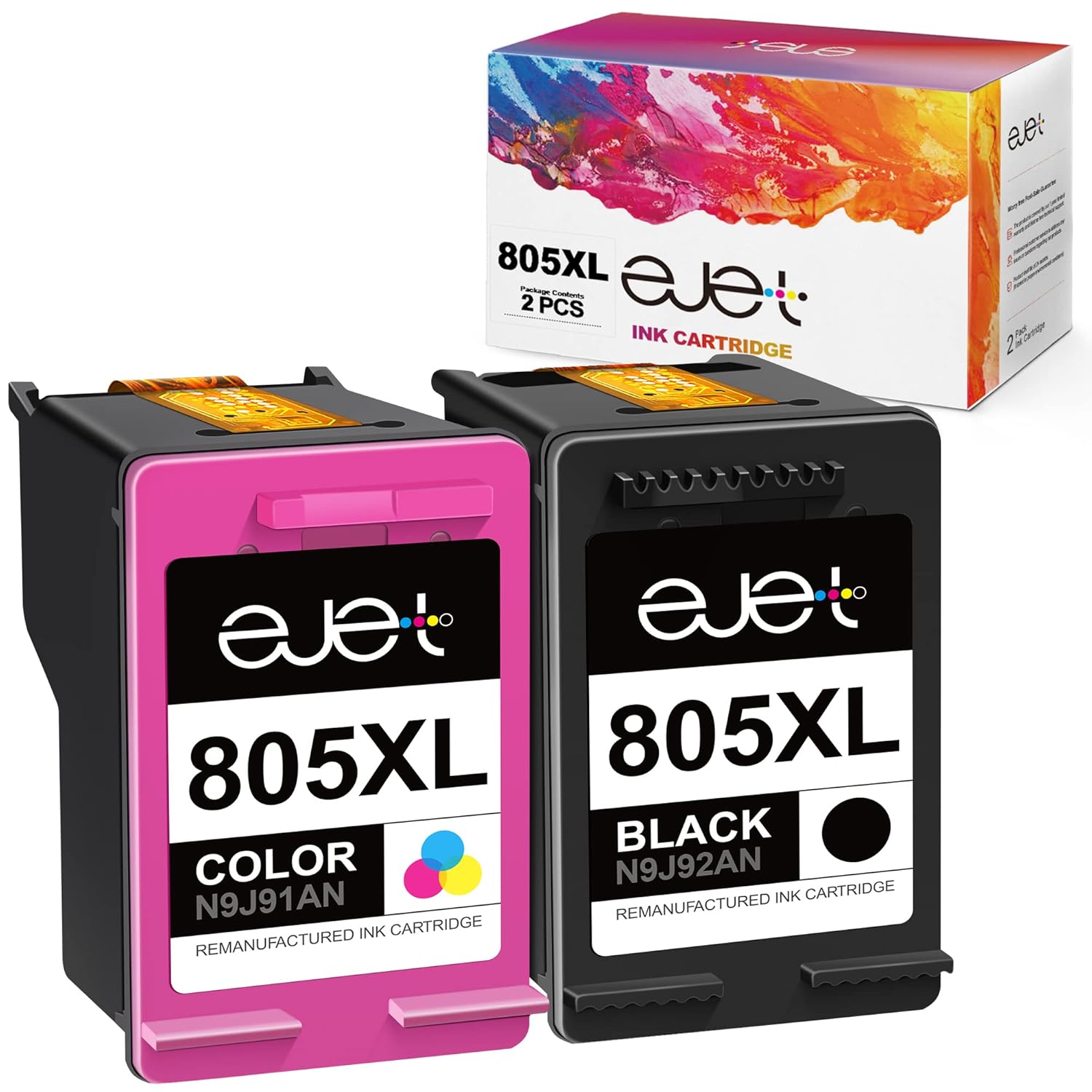 805 805XL Ink Cartridge Replacement for HP 805 805XL Ink Compatible