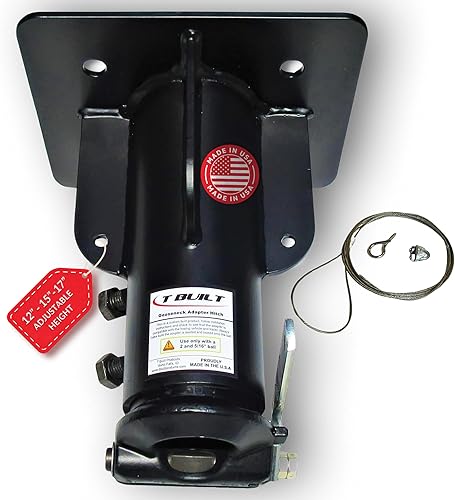 Miniatura 26 de 12" quinta rueda para cuello de cisne adaptador Hitch