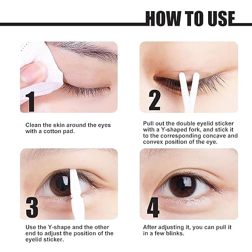 Miniatura 7 de Cinta para párpados Generalizy, tiras de elevación de tapas Satvee, cintas impermeables de doble párpado, cintas de doble párpado impermeables