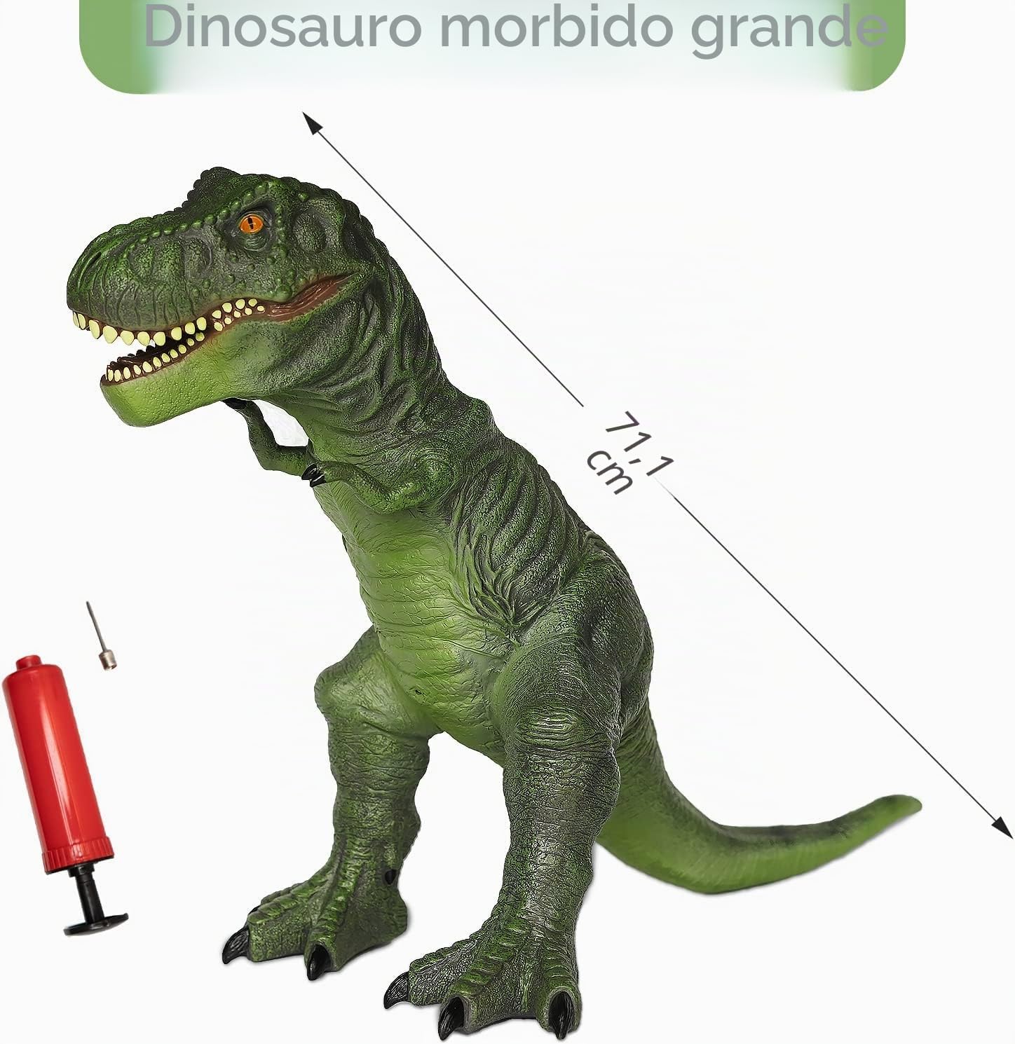 Gzsbaby Grandi giocattoli morbidi a forma di dinosauro, 71,1 cm, dinosauro dall'aspetto realistico, giocattoli giganti per bambini dai 3 ai 5 anni, giocattolo per bambini da 3 a 5 anni, regalo per