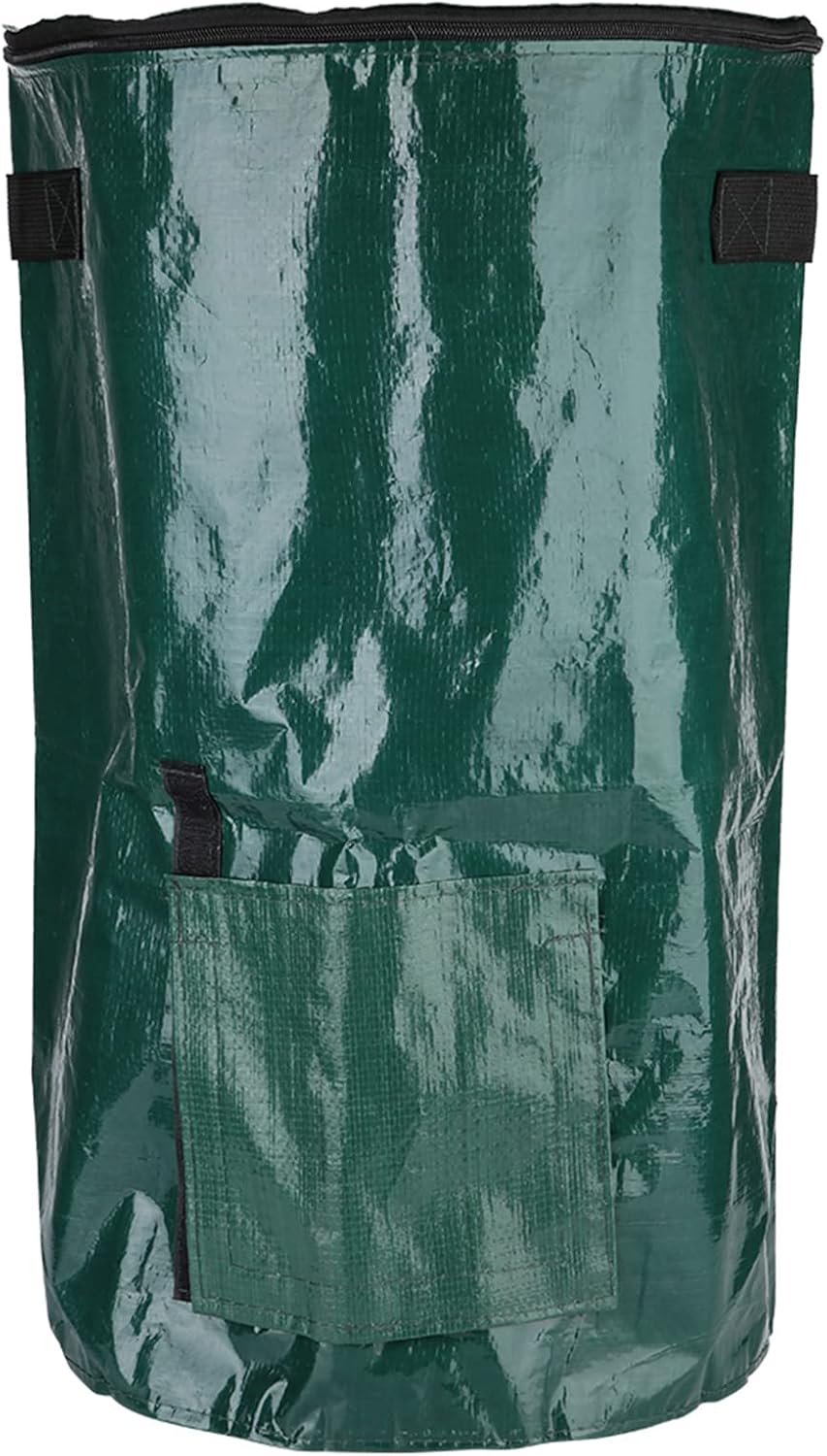 Compost Ferment Waste Disposal, Homemade Organic Waste Garden Yard, L 46L with Lid for Addition, Bottom for Continuous Use,