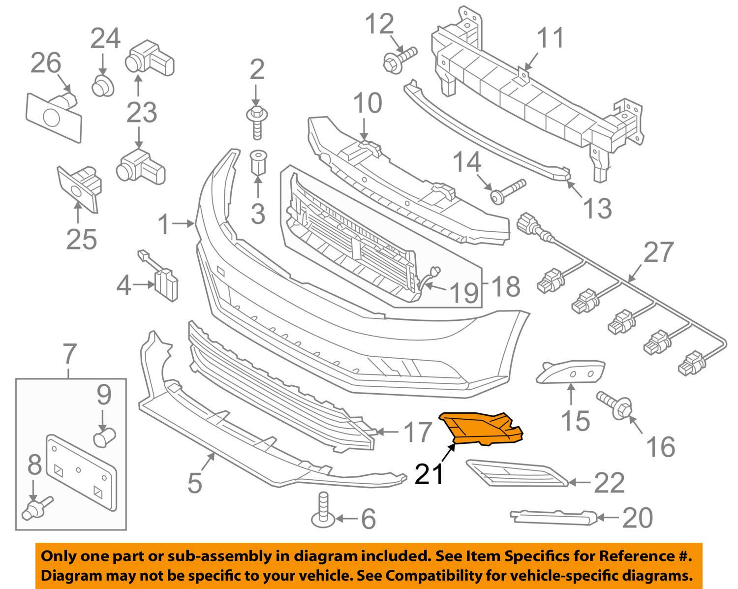 Amazon.com: VW Volkswagen OEM HOUSING 5C6807262, 5C6-807-262 