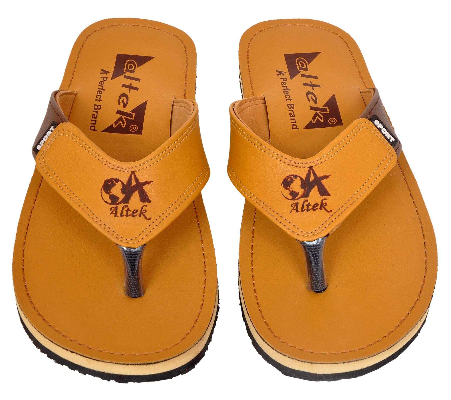 ALTEK Mens Flip Flop | Exclusive Trendy Casual Flip -Flop Water Proof Slippers Chappal Flip_14127_Tan_10 (B0B3TCCVDR) Amazon Price History, Amazon Price Tracker