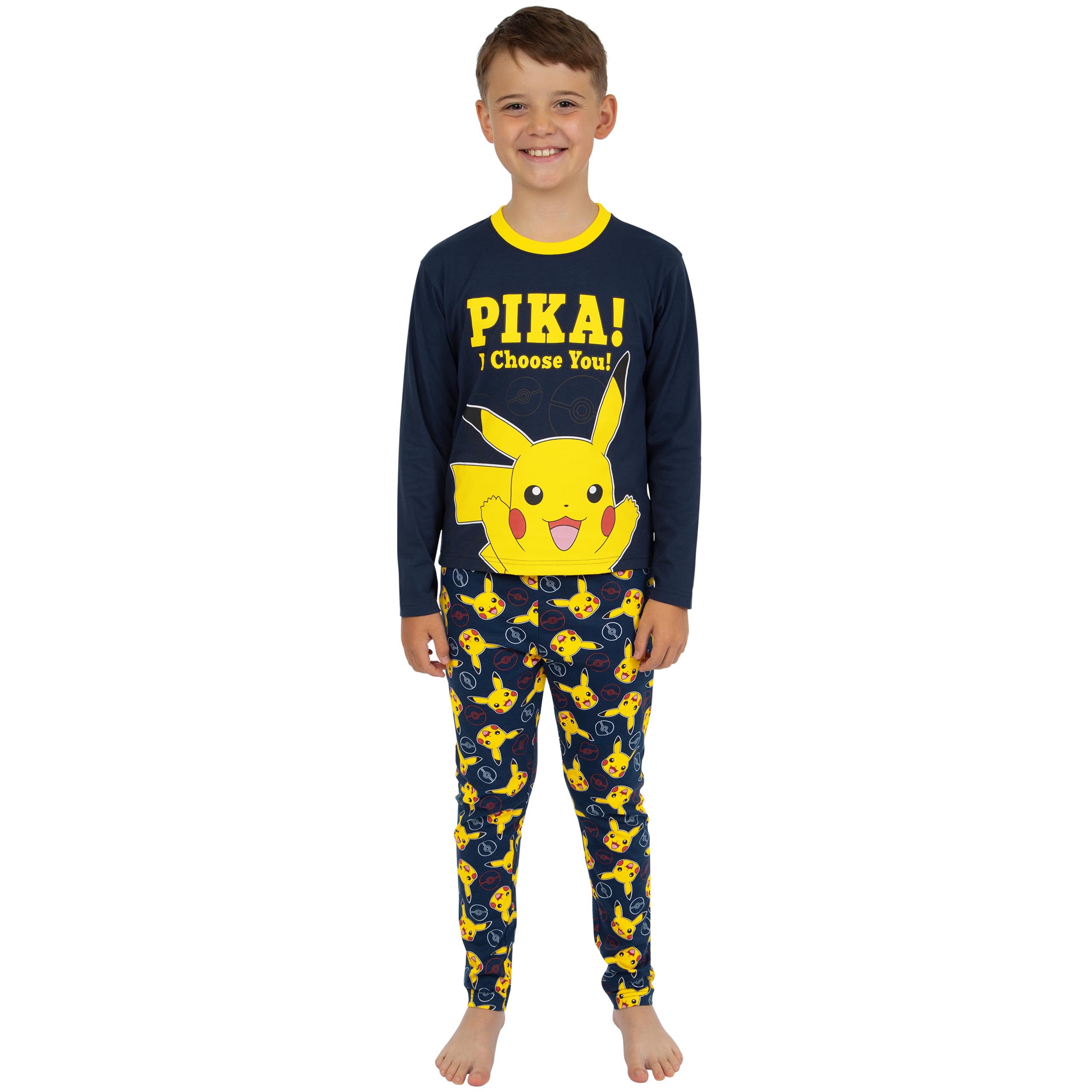 Popgear Pokemon Piżama | Piżama Pikachu | Bawełniane Piżamy dla Chłopców | Zestawy Piżam dla Chłopców