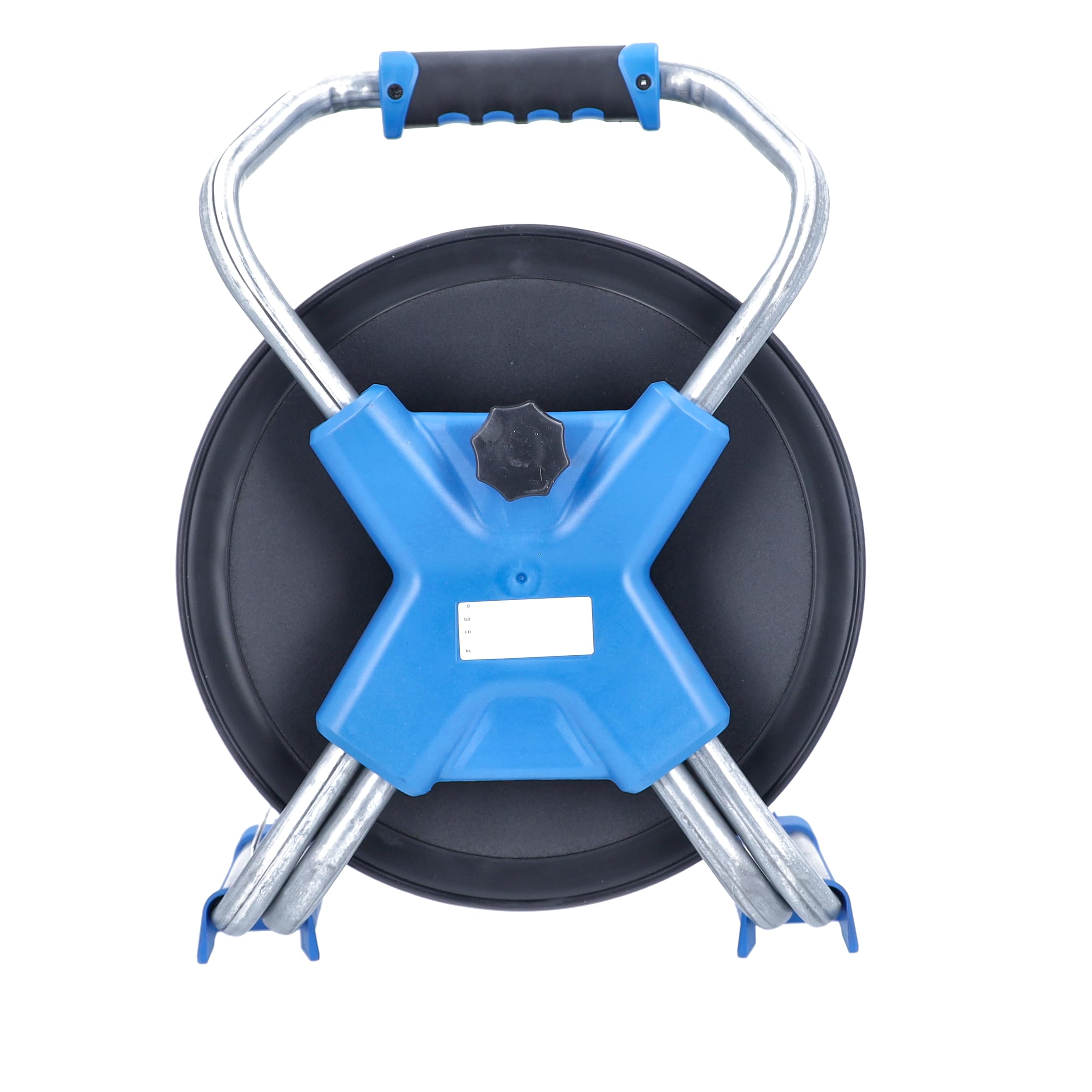 as - Schwabe Xperts Kunststoff Leer-Kabeltrommel für 40 m Kabel, Verlängerungskabel-Trommel ohne Leitung, Leertrommel mit 3 Schutzkontakt-Dosen 230 V, 16 A, IP44, Made in Germany, schwarz I 22620