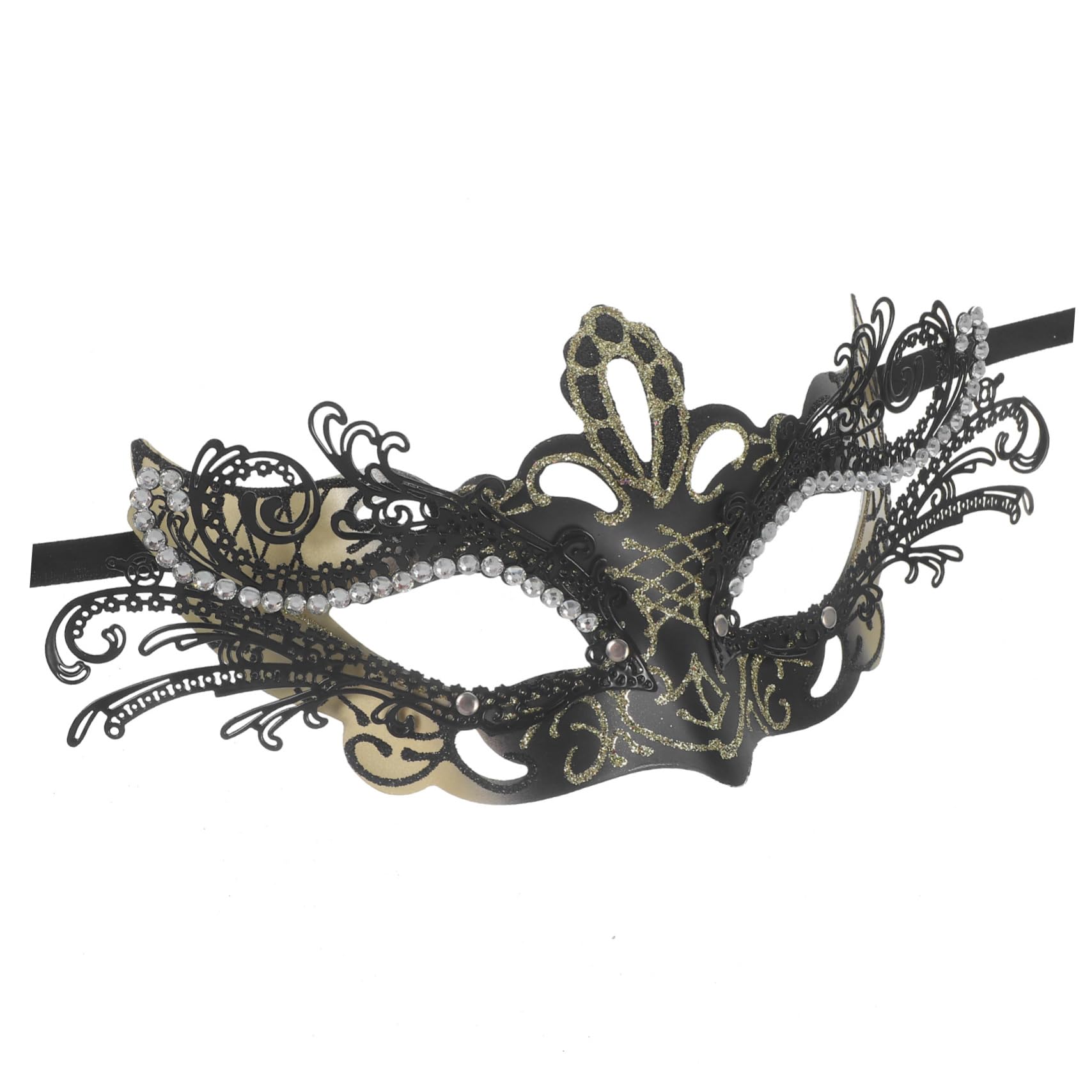 Healeved 3 Pezzi Maschera per e Halloween Maschera per Masquerade con Paillettes e Confortevole Accessorio per Costumi e Speciali