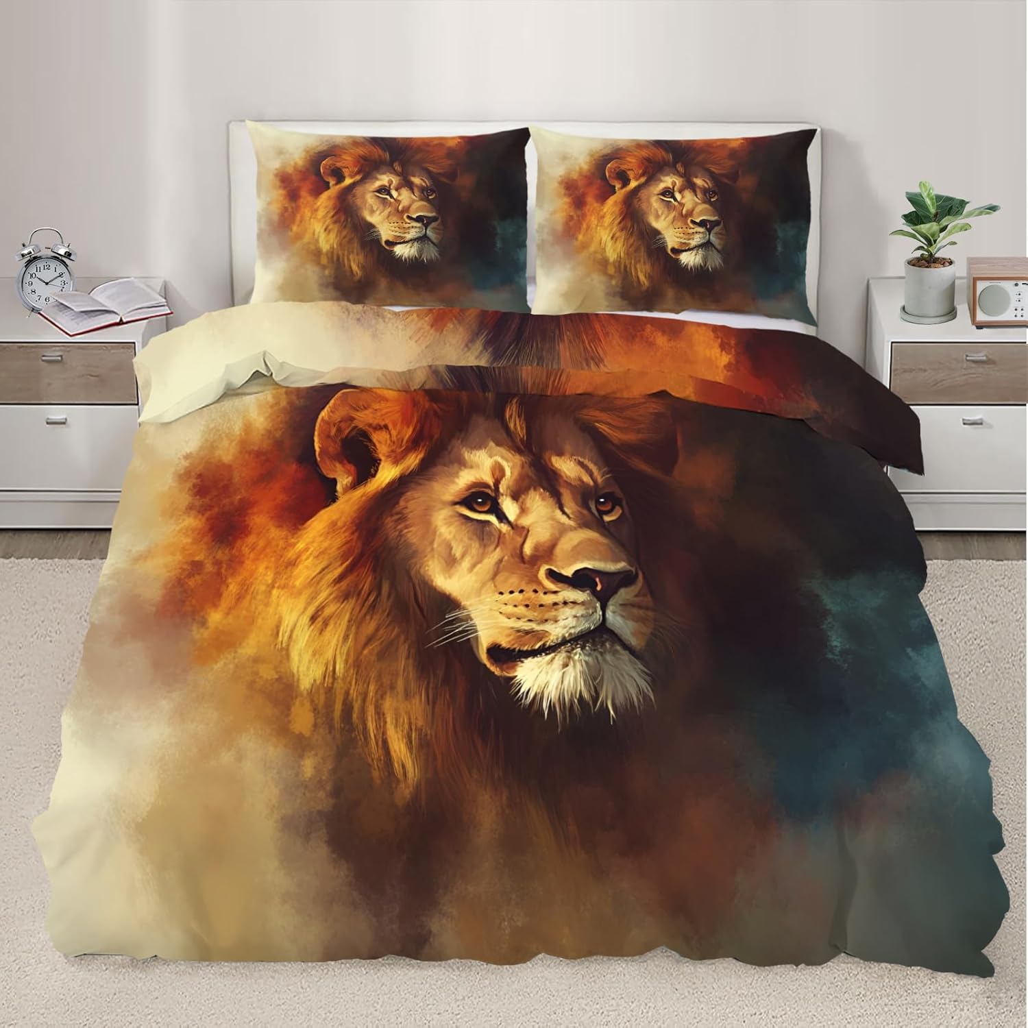 Flower Duvet Cover, Floral Bedding Set Cover for Kids Boys Girls Teens, Marble Duvet Cover with Zipper Closure and 2 Pillow Shams, Twin Size 68"x90"