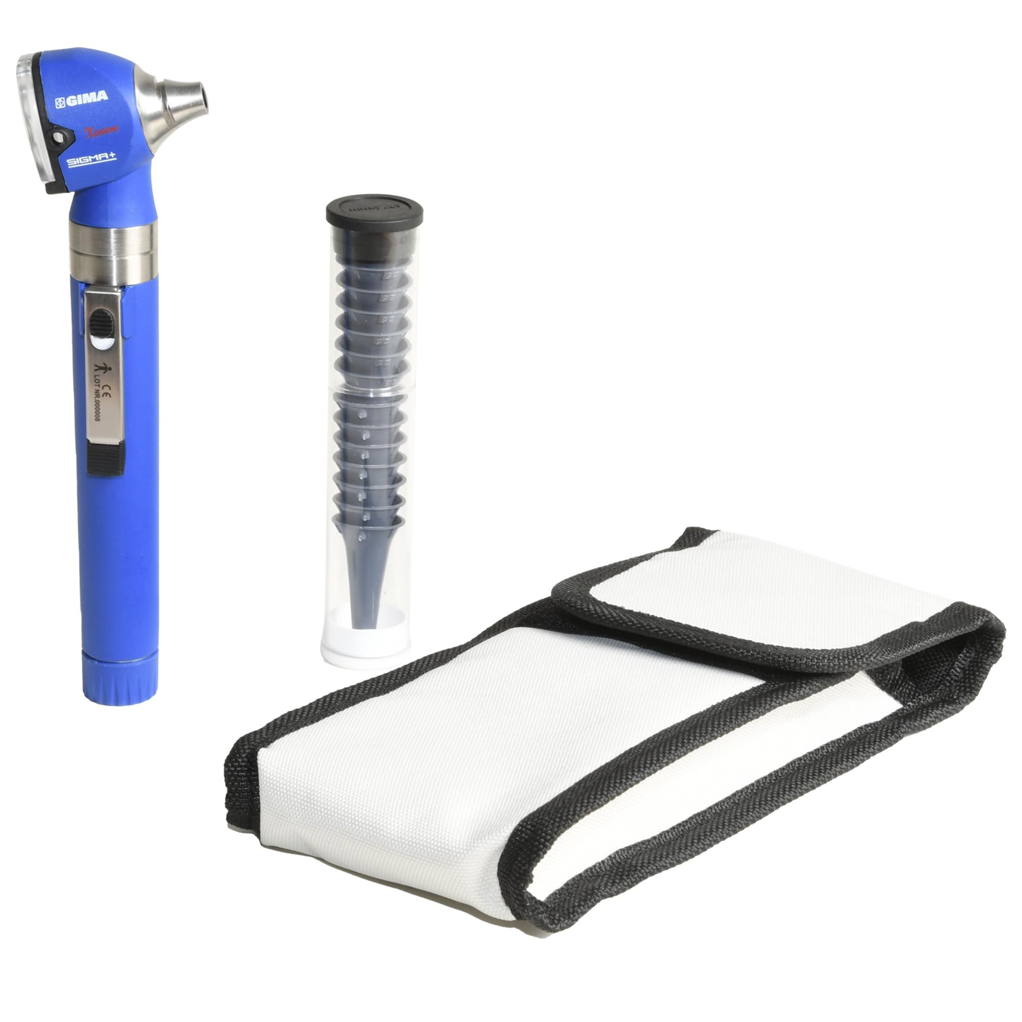 Sigma 31523 F.o. Otoscope, 2,5 V, sacoche, Bleu