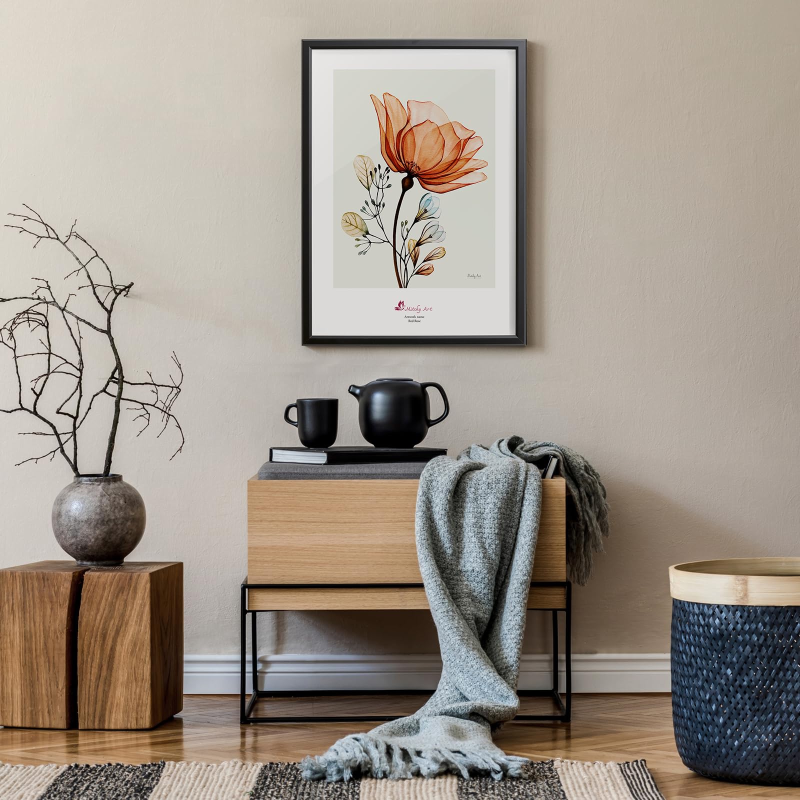 絵画「赤いバラ」 壁掛け A3 額入り (横32cm x 縦43cm) Amazon.co.jp: 絵画「赤いバラ」インテリア 壁掛け アートパネル A3 額