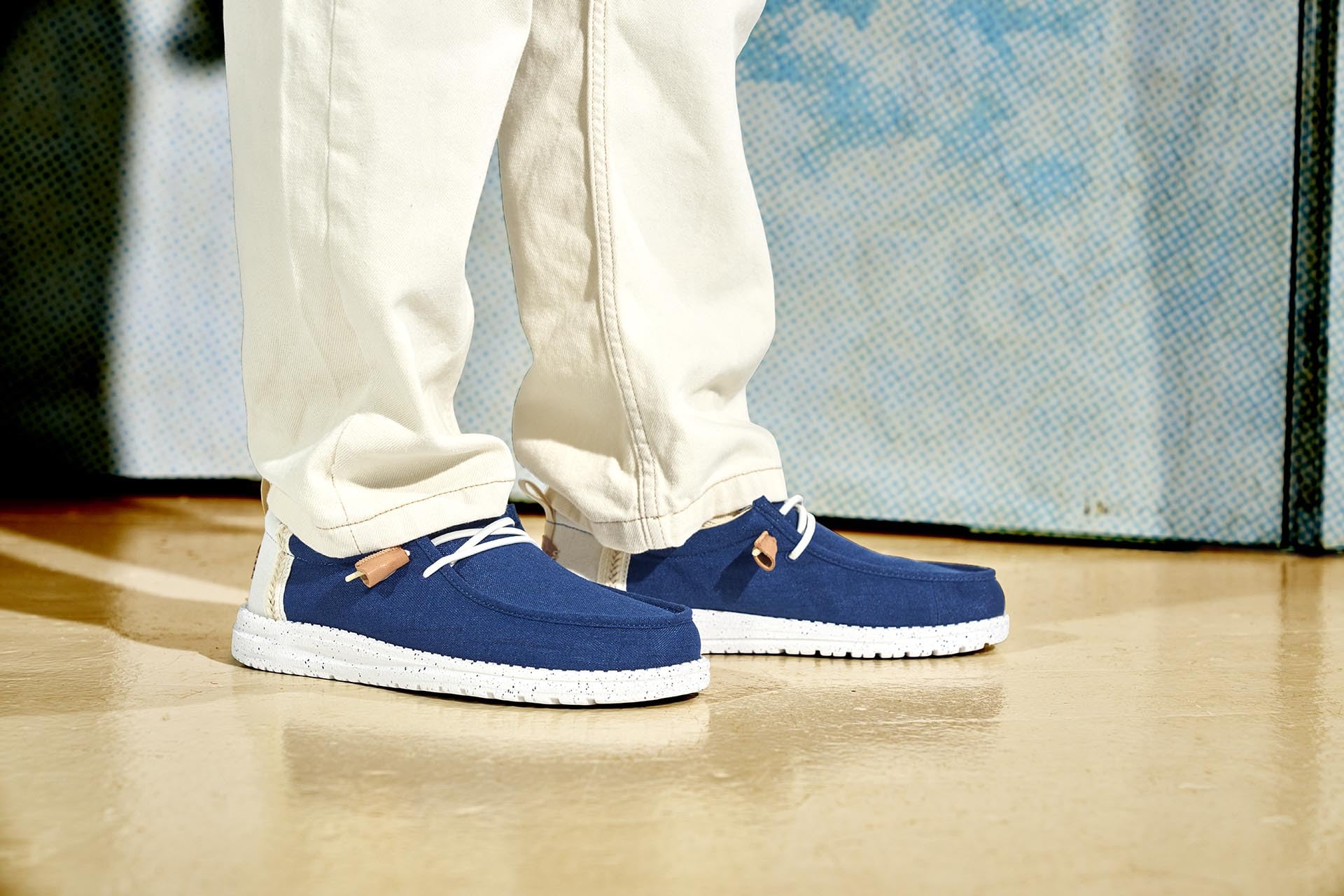HEYDUDE Wally Craft Linen MocasínHombre