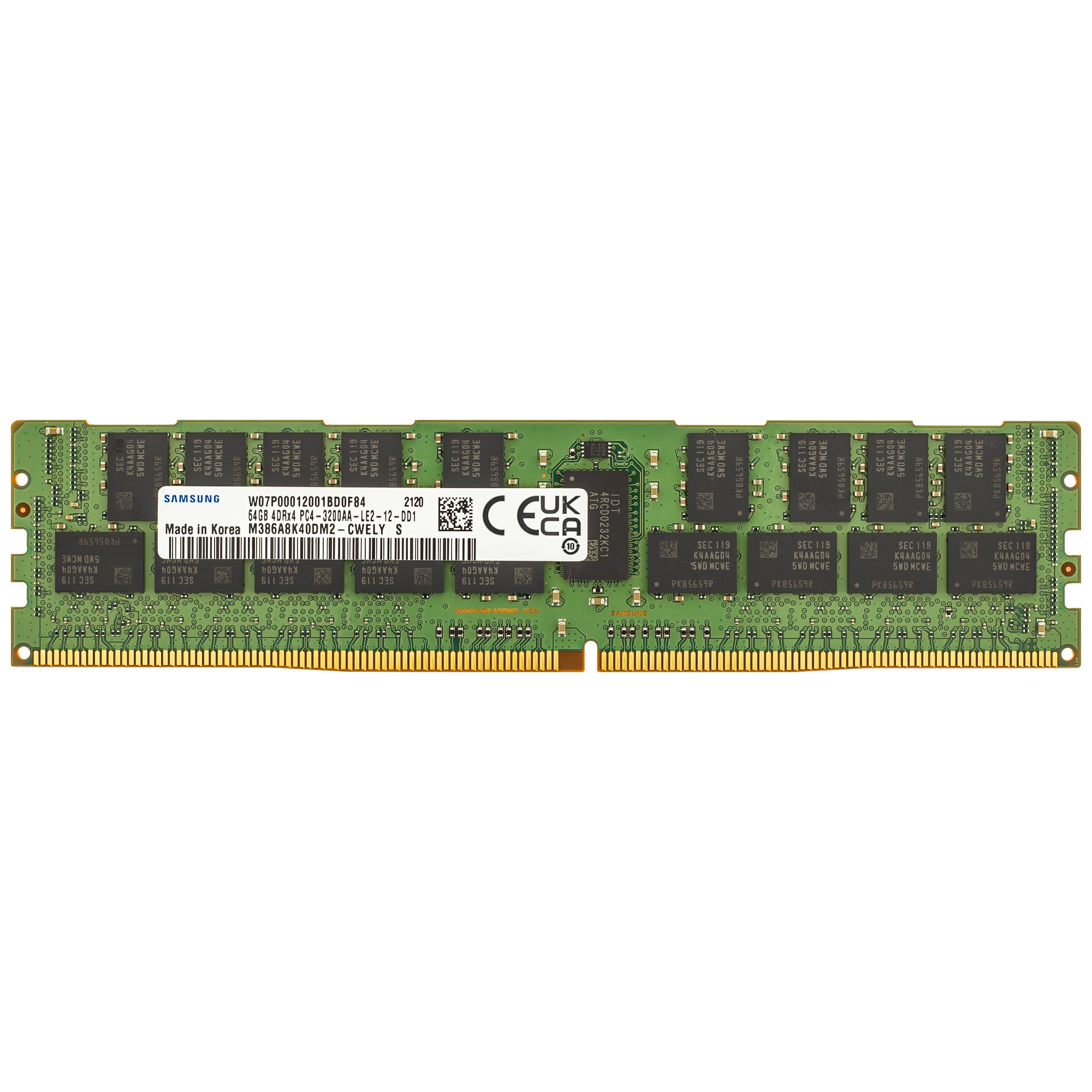 Amazon.com: Samsung 64GB DDR4 3200MHz PC4-25600 ECC LRDIMM 4Rx4