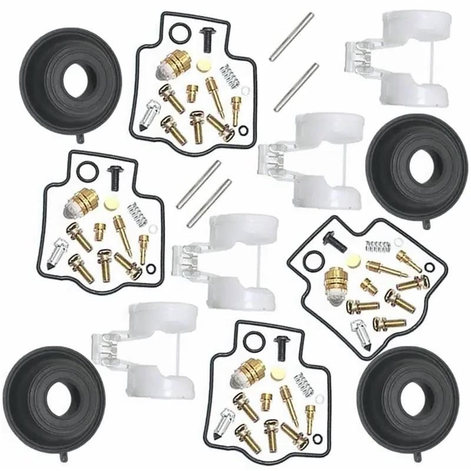 Kit guarnizioni Membrana Kit di Riparazione del Carburatore per Motocicletta per Y&amaha YZF600 R 1997-2007 YZF600R YZF 600 Carburatore Galleggiante Membrana